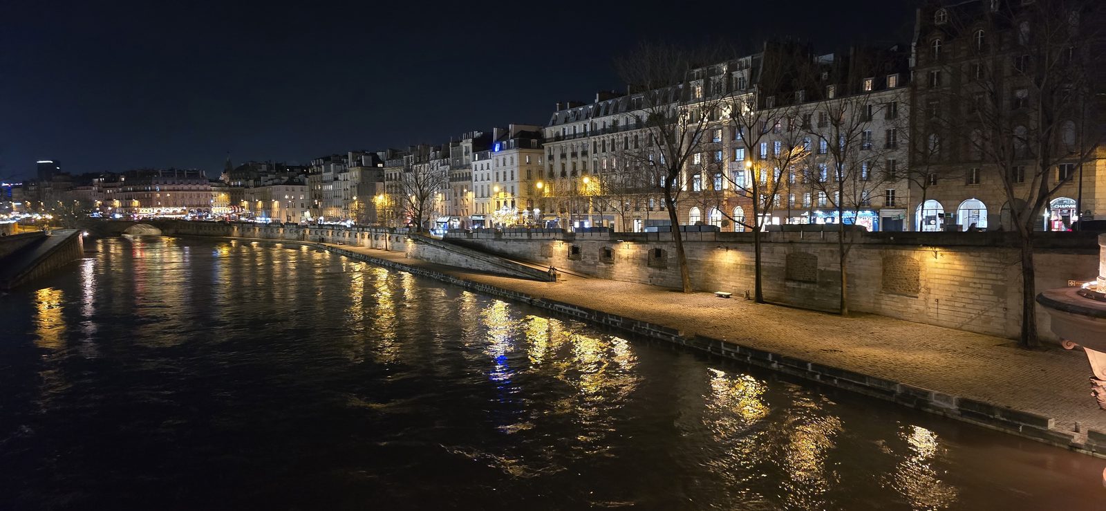 The Seine at night